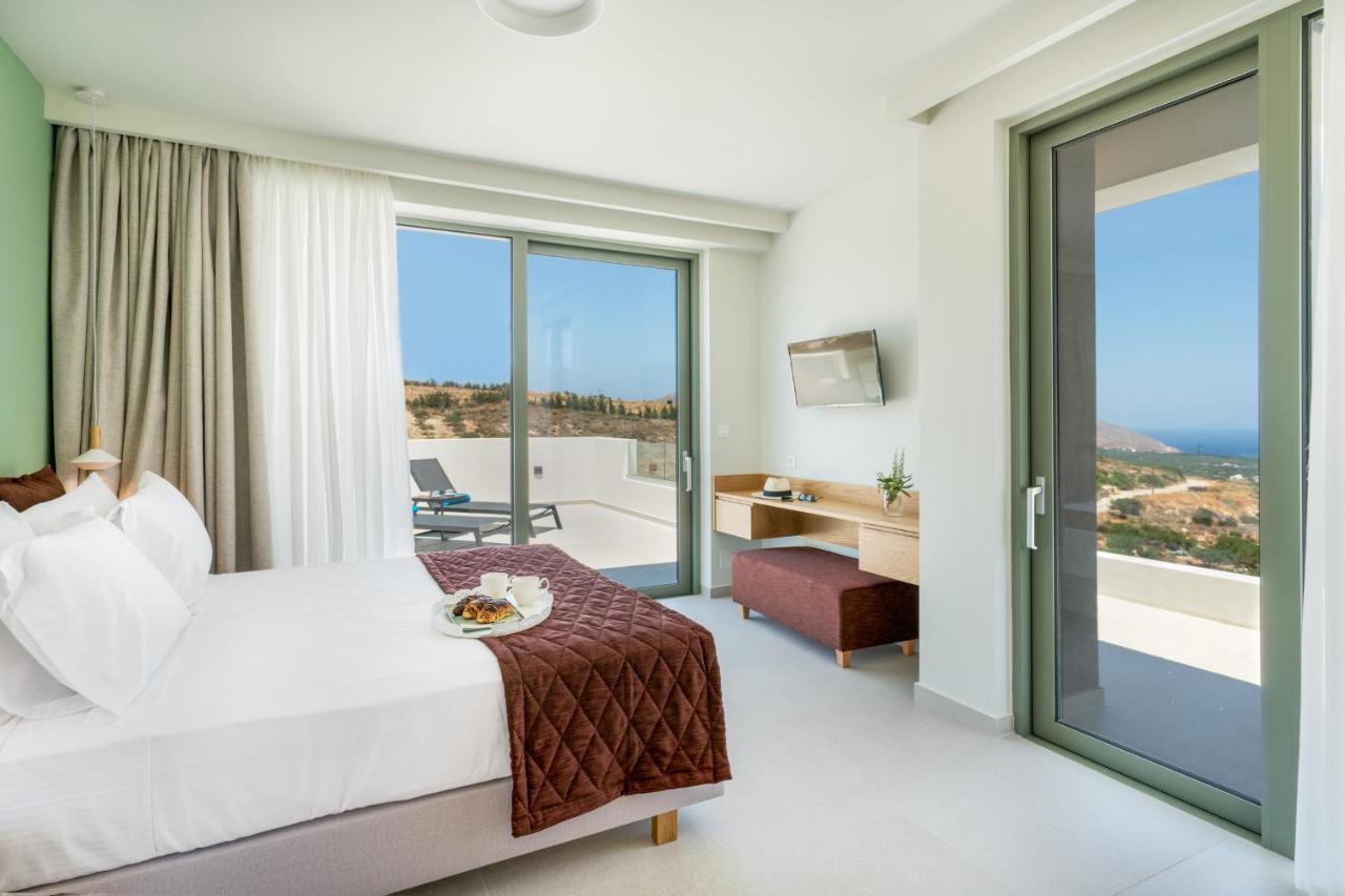 Luxurious Villa Cretan Aura With Private Heated Pool, Jacuzzi And Playroom Agios Ioannis  Exterior foto