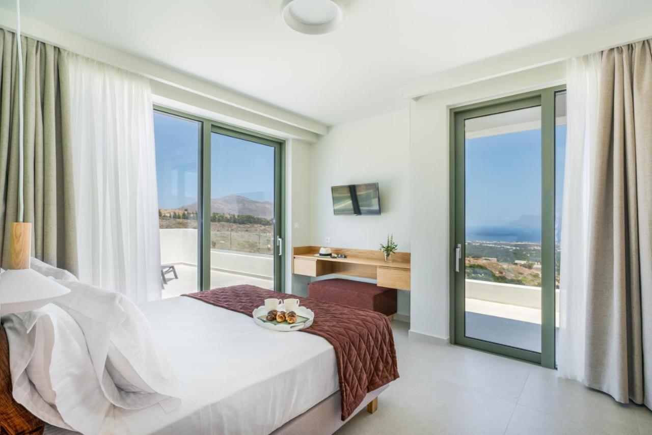 Luxurious Villa Cretan Aura With Private Heated Pool, Jacuzzi And Playroom Agios Ioannis  Exterior foto
