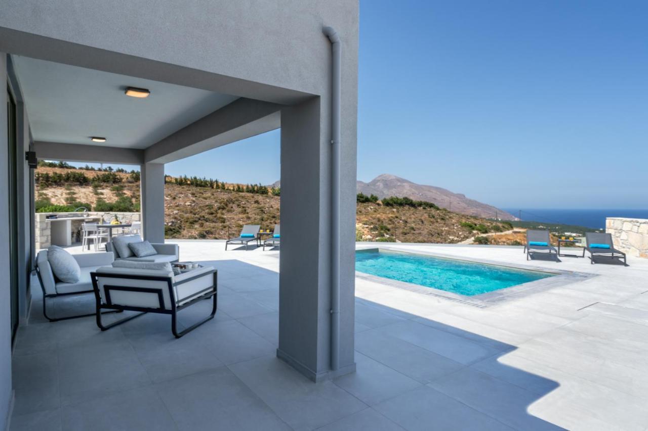 Luxurious Villa Cretan Aura With Private Heated Pool, Jacuzzi And Playroom Agios Ioannis  Exterior foto